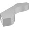 Ekena Millwork 3-in. W x 18-in. D x 18-in. H Stanfield Architectural Grade PVC Knee Brace BRCP03X18X18STA - alternate 3
